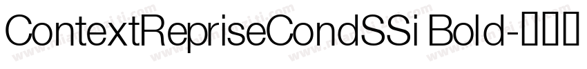 ContextRepriseCondSSi Bold字体转换